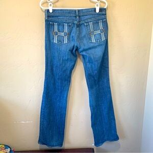 Citizens of Humanity Low Waist Bootcut Belly Stretch #183 Jeans Sz 29 Blue Denim